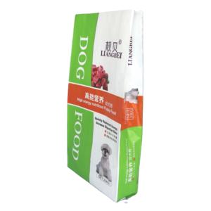 Cucciolo di plastica vuoto 15kg 20kg 25kg <span class=keywords><strong>50kg</strong></span> sacchetto di imballaggio per alimenti per cani sacco di mangime sacchetto di plastica laminato bopp pp per mangime per animali - Product Image 2