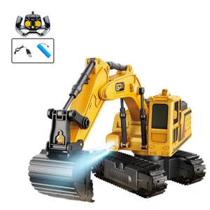 1:18 Pelle de construction avec lumières de pulvérisation Jouets radiocommandés Télécommande Pelle RC Camion Jouet pour enfants - Product Image 6