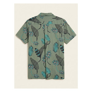 เสื้อเชิ้ตผู้ชายแขนสั้นผ้าฝ้ายออร์แกนิค 100% ระบายอากาศได้ดี เป็นมิตรกับสิ่งแวดล้อม คุณภาพเยี่ยม ราคาคุ้มค่า ขายดีที่สุด - Product Image 1