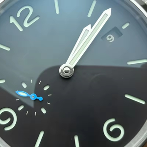 Montre mécanique de sport de luxe en cuir et céramique avec verre saphir, double fuseau horaire, réserve de marche, aiguilles lumineuses, cadran Shanghai - Product Image 2