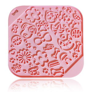 Tapis à lécher imperméable pour chien, distributeur lent avec ventouses, en silicone de qualité alimentaire, bols pour chiens, emballage en sachet OPP - Product Image 1