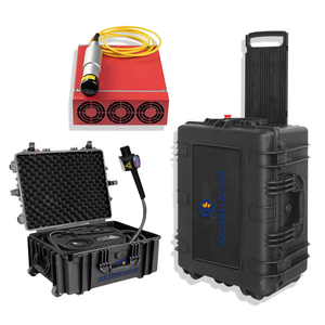 Máy làm sạch laser xung cầm tay Jolson 100W 200W 300W, dùng cho sàn nhà, tường, thép, kim loại, gỗ, đá, loại bỏ gỉ sét, sơn - Product Image 1