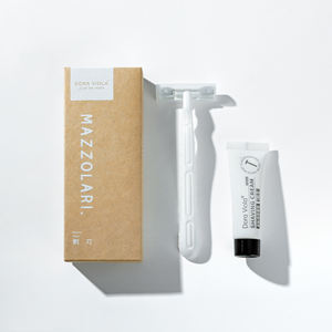 Высококачественная одноразовая бритва для 5-звездочных отелей с кремом для бритья и смазывающими полосками для путешествий - Product Image 4