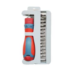 Jeu de tournevis à cliquet Lxrs1602, 16 pièces, embouts magnétiques métriques avec boîte de rangement, cadre pliable - Product Image 1