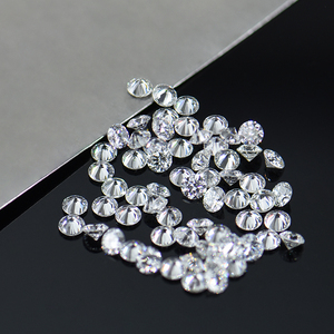 ラボで成長したダイヤモンドラウンドブリリアントカット1.0mm-2.0mmDEFカラーVVS-VS透明度HPHTダイヤモンドカラットあたりの価格 - Product Image 2