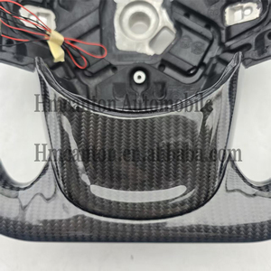 New Product <b>Explosion</b> LED Carbon Fiber Perforated Leather Steering Wheel for Toyota GR Supra Car Steering Wheel - Product Image 5