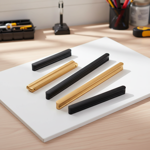 2026 Hot Sale GQK Modern Zinc Alloy Furniture Wardrobe Drawer Closet Handle <b>for</b> Living Room Bedroom - Product Image 1