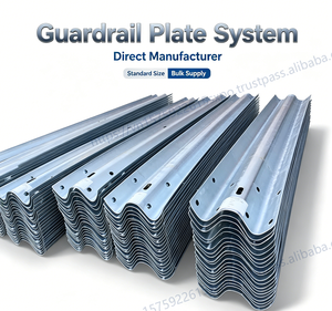 Poste de Brida Reflectante Aprobado para Barrera de Protección de Carreteras, Grado Diamante, de Acero Corrugado Galvanizado Q235/Q345 de Alta Resistencia PiPe - Product Image 3