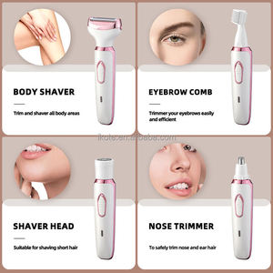 <span class=keywords><strong>Rasoir</strong></span> électrique portable <span class=keywords><strong>pour</strong></span> hommes et femmes, étanche IPX7, épilateur humide et sec, rechargeable par USB, <span class=keywords><strong>rasoir</strong></span> <span class=keywords><strong>pour</strong></span> bikini, aisselles, <span class=keywords><strong>visage</strong></span>, nez, sourcils - Product Image 6