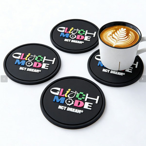 Oferta Especial: Posavasos Personalizado con Temática Kpop, Base <span class=keywords><strong>para</strong></span> Vasos <span class=keywords><strong>de</strong></span> Goma con Relieve 3D y Logotipo Colorido <span class=keywords><strong>para</strong></span> Conciertos y Artículos <span class=keywords><strong>de</strong></span> Fanáticos - Product Image 1