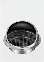 Capot de ventilation anti-pluie en acier inoxydable 201 DN110, capot d'évacuation d'air frais avec moustiquaire