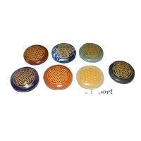 ชุดหินจักระ7ชิ้นแบบกำหนดเองซื้อชุดแผ่นจักระธรรมชาติบำบัด - Product Image 2