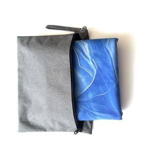 Juego de Tapete de Yoga de Microfibra de Gamuza Antimicrobiana, Ecológico y Duradero, con Bolsa para Tapete de Yoga, Ultrafino de 1 mm, Antideslizante, Plegable para Viajes y Fitness - Product Image 5