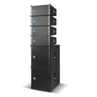 Caisson de basses actif de haute qualité à composants uniques de 15 pouces, multifonctionnel, pour salles, auditoriums, églises
