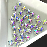 Strass thermocollants en forme d'étoile de qualité supérieure, 3 mm à 7 mm, 10 grosses unités, 1440 pièces, pour transferts de strass pour nœuds de cheerleading