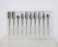 Ensemble de 10 fraises rotatives en carbure de tungstène de haute qualité pour perceuse à percussion électrique, moteur sans balais, diamètre de perçage max. 10 mm