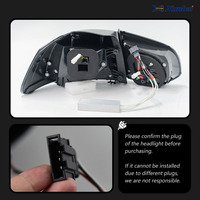 Luz trasera LED completa Plug and Play para VW Golf MK6 GTI 2010-2012, luz de freno secuencial, lámpara de giro, ajuste directo, reemplazo de actualización.