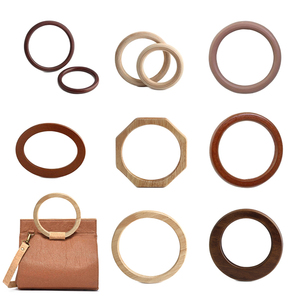 Asas Redondas de Madera <span class=keywords><strong>para</strong></span> Bolsos, Asas de Madera Contrachapada <span class=keywords><strong>para</strong></span> Carteras y Marcos <span class=keywords><strong>para</strong></span> Bolsos, <span class=keywords><strong>para</strong></span> Bolsos Hechos <span class=keywords><strong>a</strong></span> Mano y Bolsos Tejidos, Manualidades DIY - Product Image 1