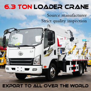 תוצרת סין בום ישר מנוף 3ton 6ton 8ton 12ton 8ton משאית רכוב עגור לבנייה - Product Image 2