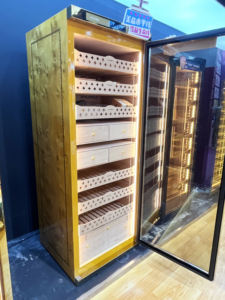 Raching MON5800A kapasitas maksimal kotak cerutu elektrik kotak cerutu cerutu kayu Spanyol 3000CT cerutu - Product Image 6