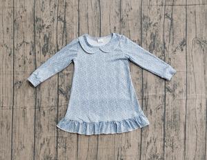 GSD3245 Venta al por mayor Nuevo conjunto de vestido para niña estilo boutique con lazos coloridos para niñas - Product Image 3