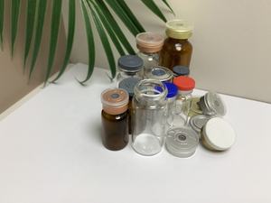 Hot Selling Custom Color Medical Glass <b>Bottles</b> Amber <b>Mini</b> Injection Tubular Vial Rubber Stopper Screen Printed for Infusions - Product Image 3