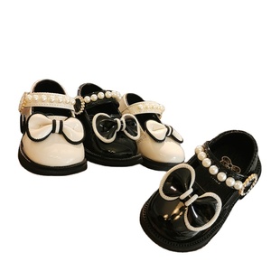 Chaussures de fête pour bébé fille, semelle souple, bout carré, chaussures de princesse, 0-3 ans - Product Image 1