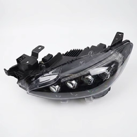 Longding pour Mazda 3 Axela 2014-2016 – Ensemble de phares LED automatiques 100W 12V 6500K, lentille bifocale en cristal à 4 segments, amélioration de la lampe avant