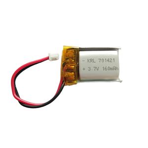 Baterai Lipo Polimer Lithium Kecil Berkualitas Tinggi 701421 160mAh 3.7V Pouch untuk Perangkat Cerdas dari ShenZhen, Cina - Product Image 1