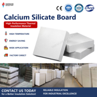 Panneau en silicate de calcium résistant aux hautes températures, isolation thermique, ignifuge, revêtement pour fours industriels
