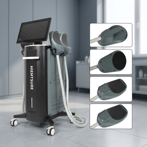 Appareil professionnel de stimulation musculaire électromagnétique à 4 poignées avec radiofréquence pour remodeler la silhouette, lifter les fessiers, tonifier les bras et les jambes - Product Image 1