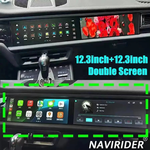 Android 2din Carplay pour Porsche Macan 2014-2017, GPS auto, double écran, 256 Go, autoradio, lecteur multimédia vidéo, unité centrale - Product Image 2