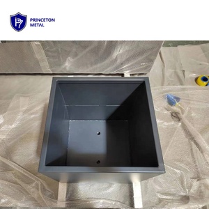 Tối giản dễ dàng cài đặt tự làm loại phẳng đóng gói vuông nhôm trồng máng cho khu vực ngoài trời và trong nhà cho không gian thường xuyên - Product Image 3