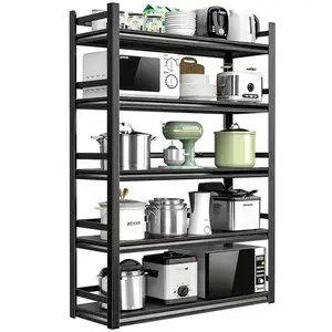 134 50*30*160 estantes de cocina piso a piso horno microondas multicapa almacenamiento multifuncional balcón estantes de almacenamiento