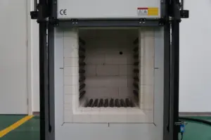 Furadeira elétrica de cerâmica de 1200 graus, vidro de fundição, grande material de tratamento de calor, forno industrial