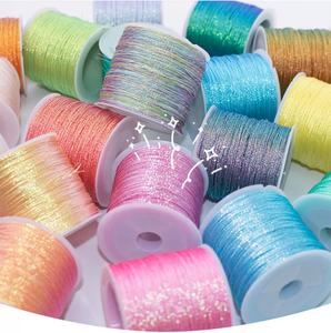 0.8mm 25m or argent bijoux à bricoler soi-même cordon fil pour Bracelet perles point de croix couture broderie tricot artisanat tricot à la main - Product Image 5