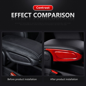 Accessoires de voiture en fibre de carbone ES design de mode des deux côtés de l'accoudoir pour MINI (F60) moderne attrayant - Product Image 5