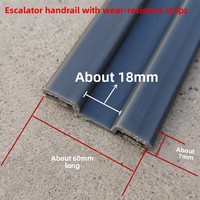 Bandes de guidage et de friction résistantes à l'usure pour main courante d'escalator Toshiba 60 mm