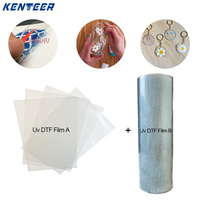 Effacer UV DTF A3 100 feuilles un Film 32cm * 100m B Film pour Xp600 I3200 pour Uv Dtf ab Film pour impression d'autocollants d'étiquettes