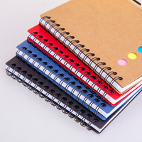 Cahiers à spirales personnalisés de haute qualité en tissu/lin, 80 feuilles, design mignon, vente en gros, logo personnalisé promotionnel