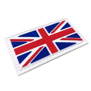 Custom PVC Flag Patch Wholesale High Quality Rubber Logo Patch <b>Badge</b> for Bag - Product Image 3