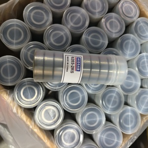 ตลับลูกปืนเม็ดกลมร่องลึกสำหรับ<span class=keywords><strong>ล้อ</strong></span>ลูกเหล็กลูกปืนเม็ดกลม6301 2RS แถวเดี่ยว SK F NTN 12x37x12มม. - Product Image 2