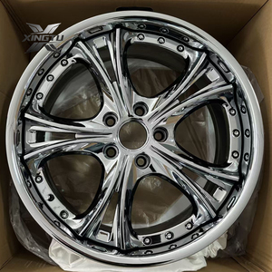 XINGTU Özel Krom 3 Parçalı Cerberus Jantlar 19 20 İnç Dövme Jantlar 5x120 5x114.3 Lexus LS430 Nissan 350Z BMW M3 E92 için Jantlar - Product Image 5