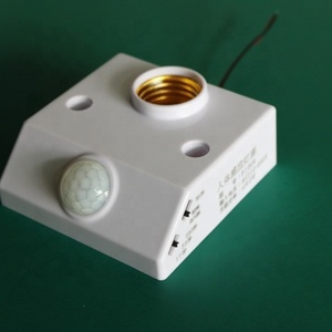 E27 cơ sở PIR phát hiện chuyển động tường giữ đèn ổ cắm tự động cơ thể con người hồng ngoại IR cảm biến dẫn bóng đèn ánh sáng quy nạp thiết bị chuyển mạch - Product Image 3