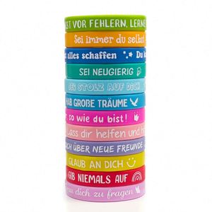 Bracelets en silicone religieux en gros, colorés, inspirants, chrétiens, en caoutchouc, pour hommes et femmes, cadeaux - Product Image 3
