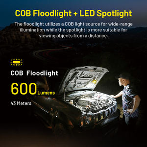 Corps en ABS de lumière de travail magnétique portative multifonctionnelle rechargeable pour la <span class=keywords><strong>réparation</strong></span> de voiture et le <span class=keywords><strong>camping</strong></span> extérieur - Product Image 2