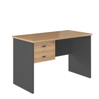 Bureau d'ordinateur combiné pour ordinateur portable et ordinateur de bureau avec étagère