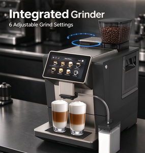Anbolife Nuova Macchina da Caffè Espresso Completamente Automatica 15 Bar 20 Preimpostazioni Touchscreen da 7 Pollici Macinacaffè Integrato Serbatoio Acqua da 2L OEM ODM - Product Image 6