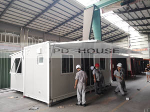 Estándar de China prefabricadas vivienda ampliable contenedor casa con cuarto de baño - Product Image 4