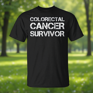 Camiseta de Manga Corta con Cuello Redondo para Adultos Unisex, para Eventos de Concienciación sobre el Cáncer de Colon y Recto - Product Image 3